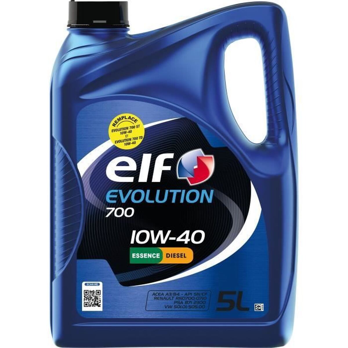 Elf Olio Per Motore Auto Elf Evolution 700 10W40 5 L