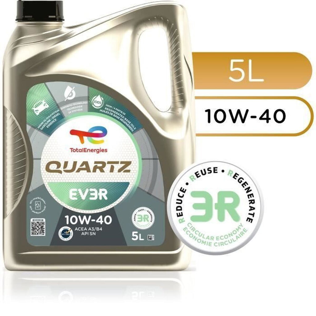 Totalenergies Olio Per Motore Auto Totalenergies Quartz Ev3R 10W40 5 L