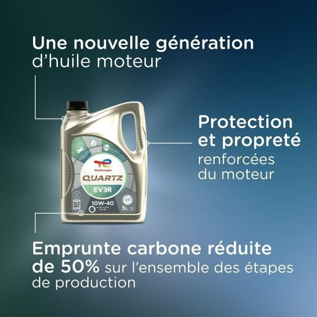 Totalenergies Olio Per Motore Auto Totalenergies Quartz Ev3R 10W40 5 L