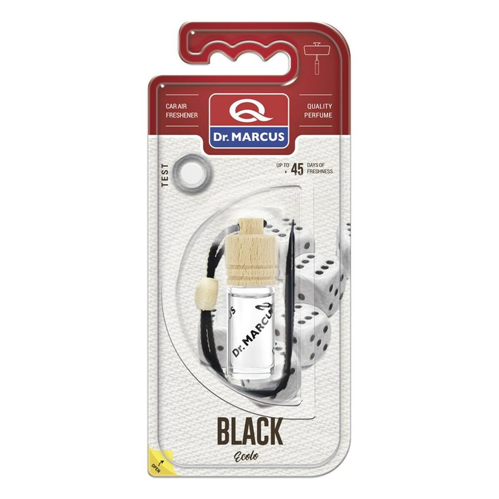 Dr Marcus Deodorante Per La Macchina Dr Marcus Ecolo Black 4,5 Ml Legno Cristallo Fragranza Ciondolo 4 Pezzi