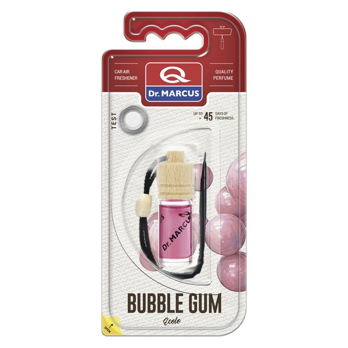 Dr Marcus Deodorante Per La Macchina Dr Marcus Ecolo Chewing Gum 4,5 Ml Legno Cristallo Fragranza Ciondolo