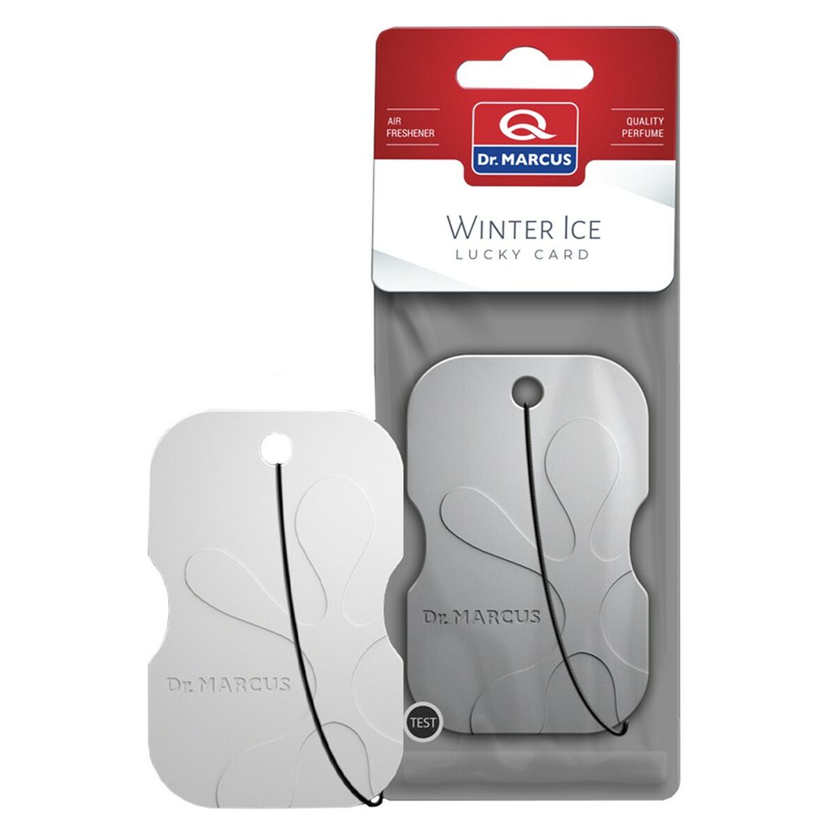 Dr Marcus Deodorante Per La Macchina Dr Marcus Lucky Card Ice Chill Plastica Fragranza Ciondolo