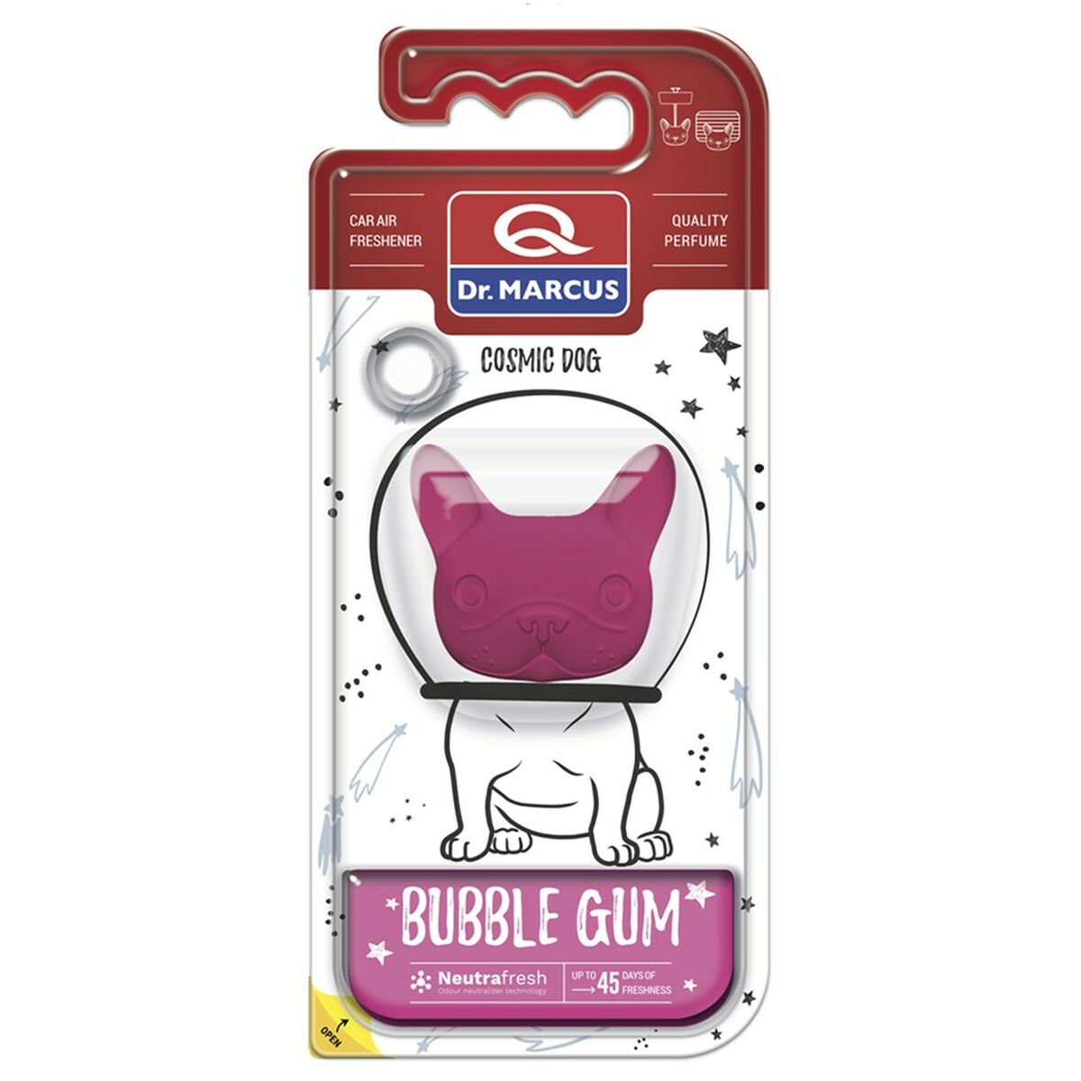 Dr Marcus Deodorante Per La Macchina Dr Marcus Cosmic Dog Chewing Gum Plastica Ciondolo
