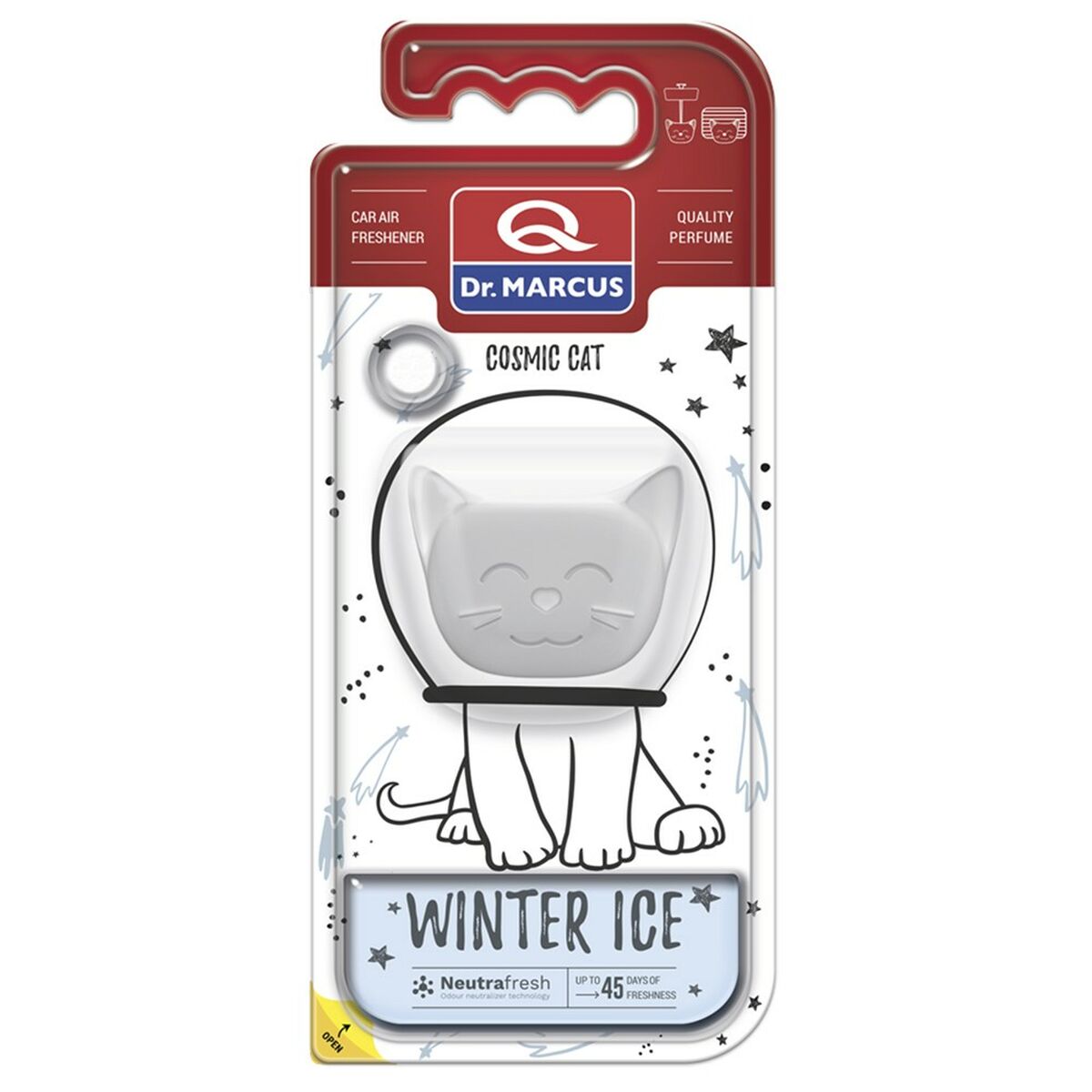 Dr Marcus Deodorante Per La Macchina Dr Marcus Cosmic Cat Ice Chill Plastica Ciondolo