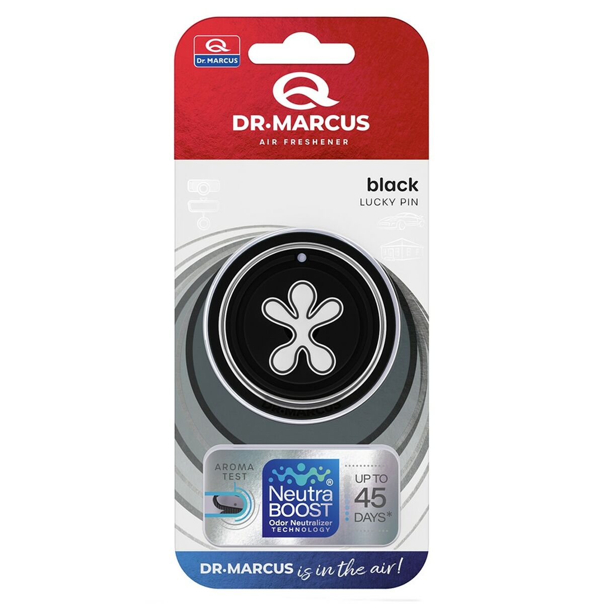 Dr Marcus Deodorante Per La Macchina Dr Marcus Lucky Pin Black Plastica