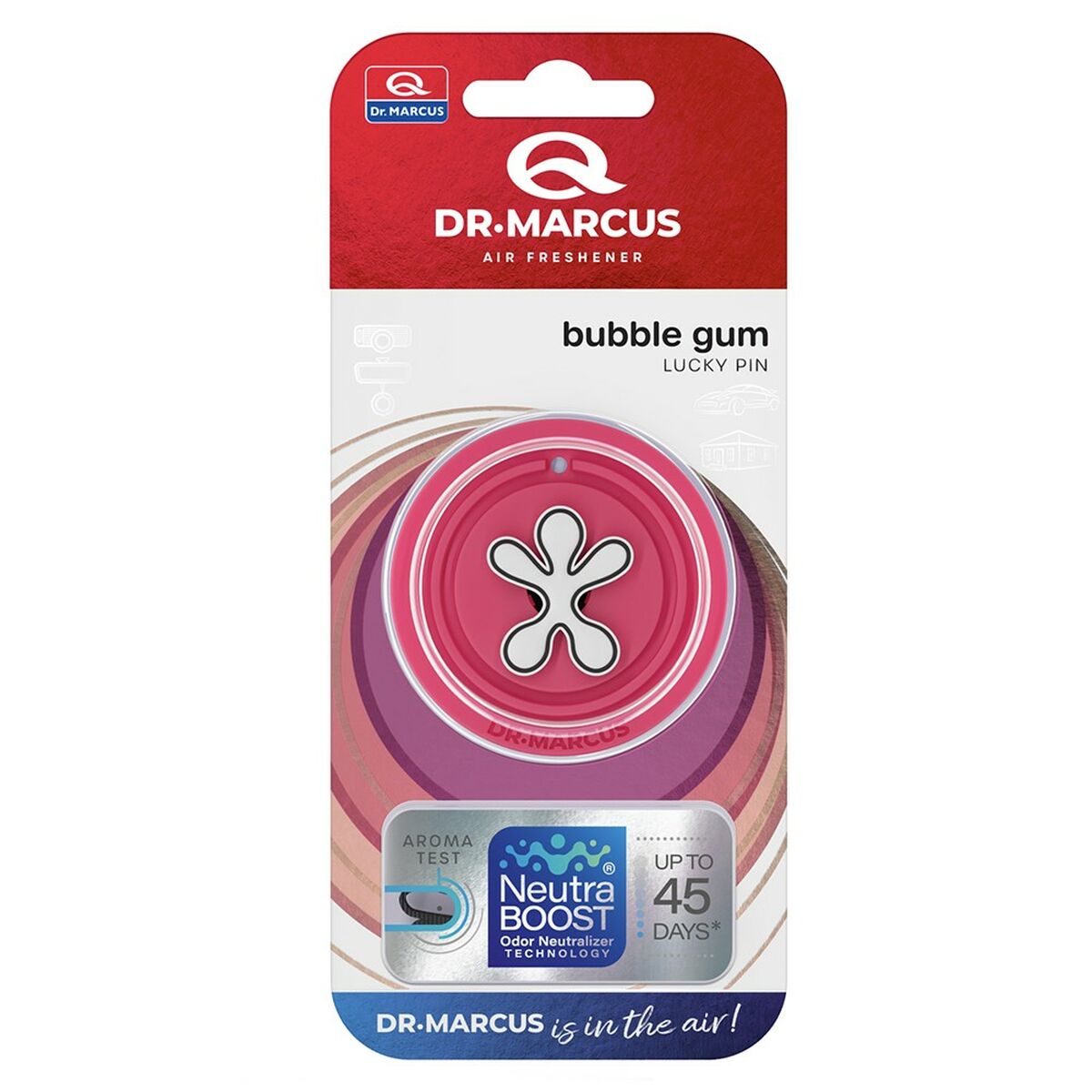 Dr Marcus Deodorante Per La Macchina Dr Marcus Lucky Pin Chewing Gum Plastica Fragranza