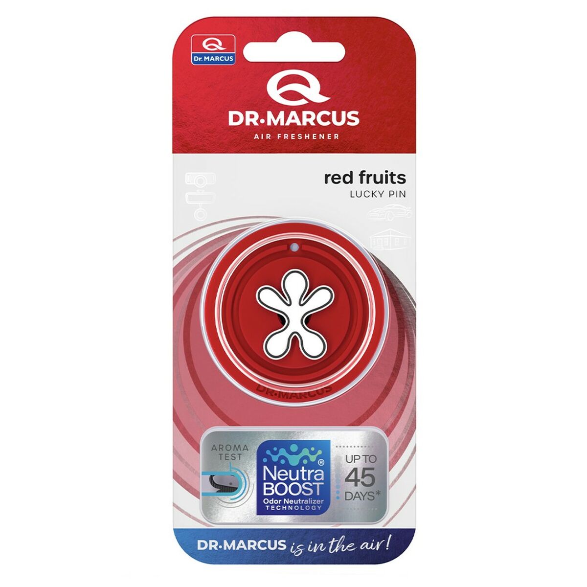 Dr Marcus Deodorante Per La Macchina Dr Marcus Lucky Pin Frutti Rossi Plastica